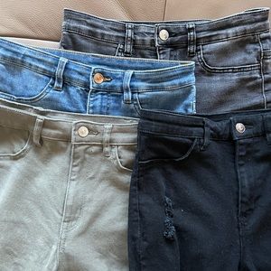 4 Pack - H&M stretch tight pants